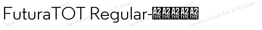 FuturaTOT Regular字体转换
